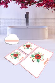 Mijölnir Juego de alfombras de baño With Love Multicolor